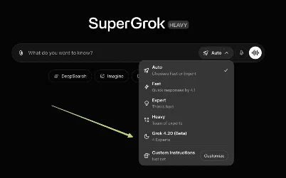 Grok 4.20 Beta