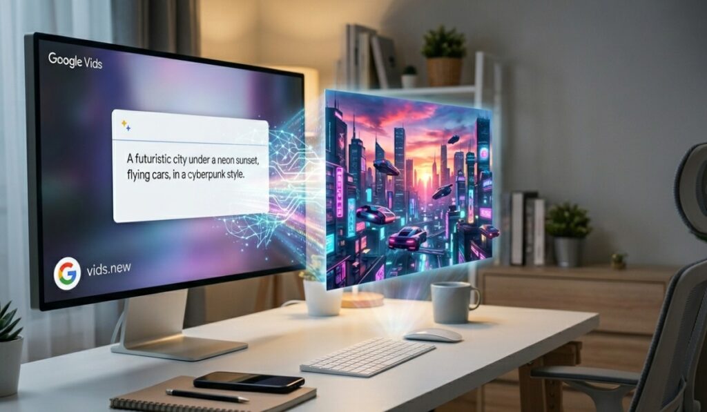 Google Vids: AI ვიდეოს გენერაცია უფასოდ Google Vids