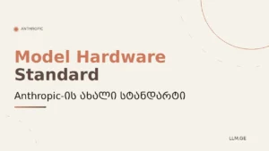 Model Hardware Standard – Anthropic-ის ახალი სტანდარტი