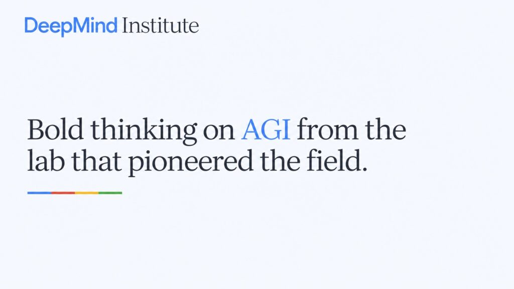 DeepMind Institute AGI-ის უსაფრთხო განვითარებასა და მის გავლენას ეკონომიკაზე, მეცნიერებასა და საზოგადოებაზე შეისწავლის