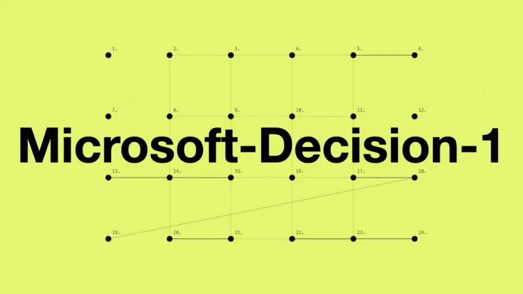 Microsoft Decision 1