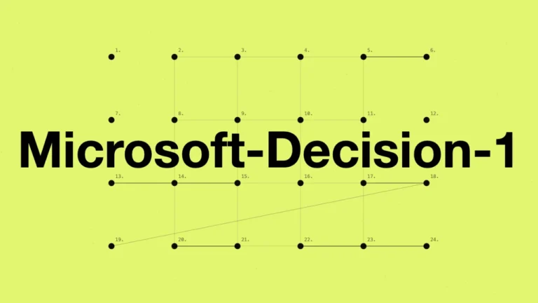 Microsoft Decision 1